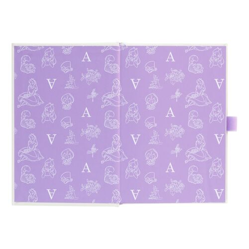Carnet A5 Premium + stylo Alice au pays des merveilles Disney