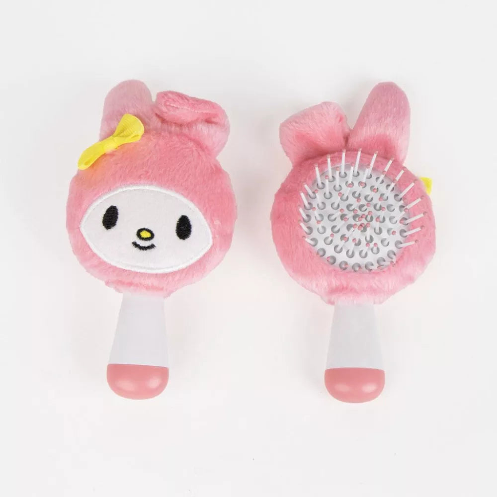 Mini brosse à cheveux en peluche Hello Kitty 13 cm