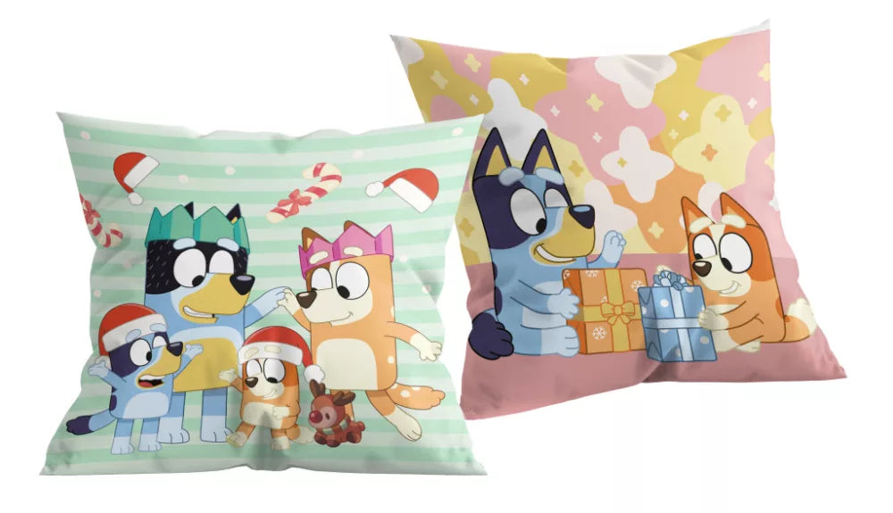Coussin décoratif Bluey Noël