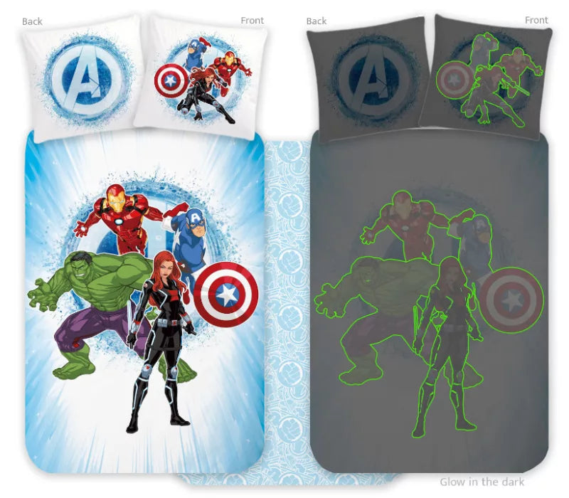 Parure de lit bébé phosphorescente Avengers
