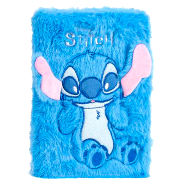 Carnet en peluche Stitch Disney