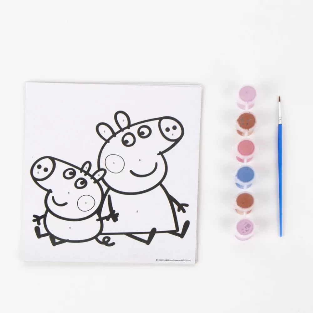 Ensemble de peinture par numéros amusant Peppa Pig