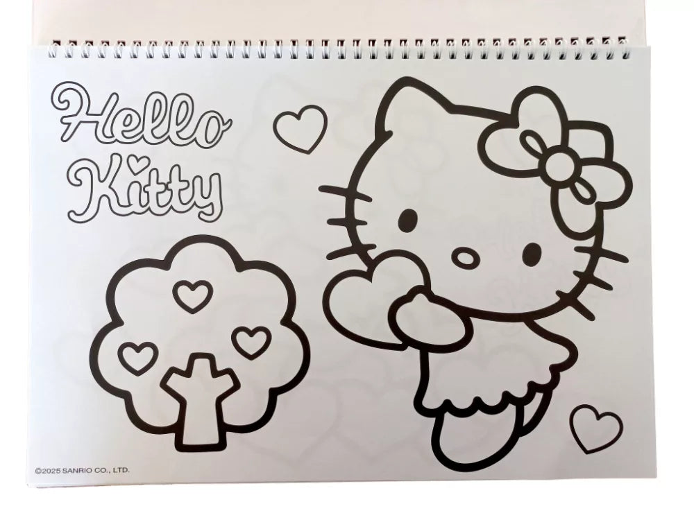 Carnet de croquis à spirale A/4 Hello Kitty