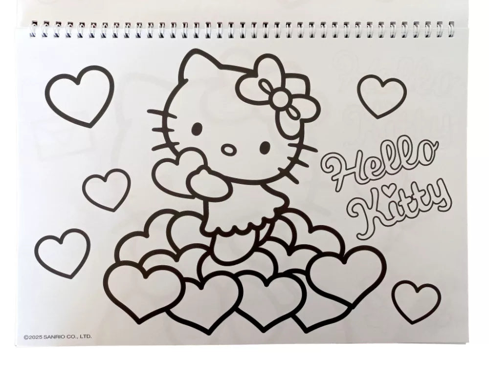 Carnet de croquis à spirale A/4 Hello Kitty
