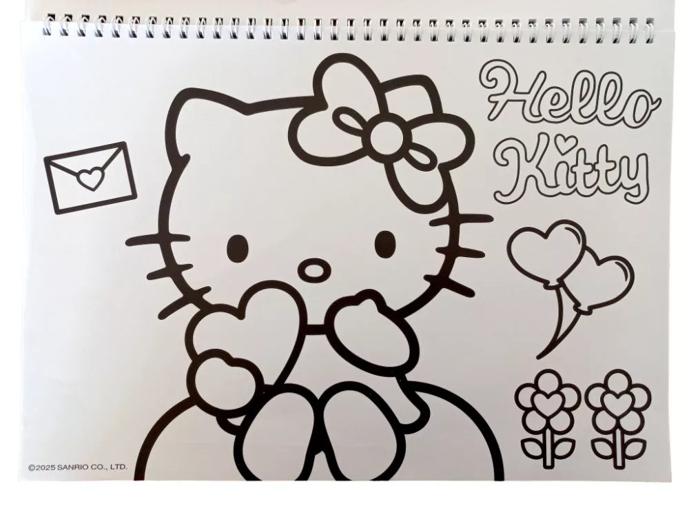 Carnet de croquis à spirale A/4 Hello Kitty