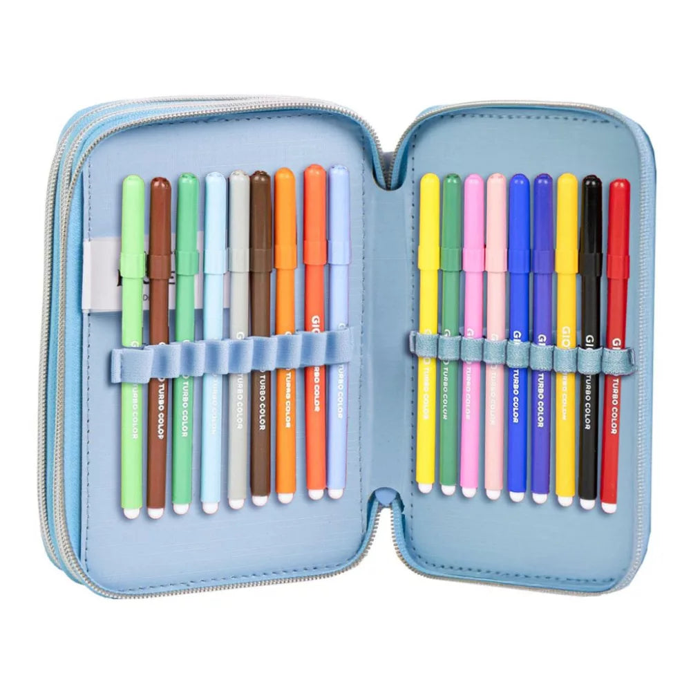 Trousse à crayons remplie Reine des neiges 3 niveaux