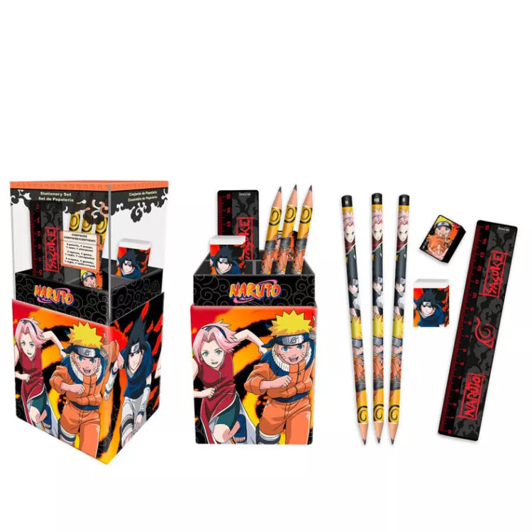 Ensemble de porte-crayons de bureau Naruto