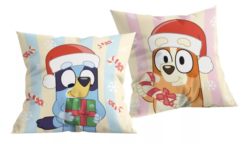 Coussin décoratif Bluey Noël