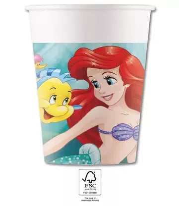 Lot de 8 gobelets en carton Ariel de 200ml