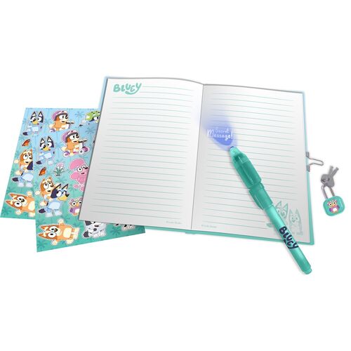 Journal + stylo magique Bluey