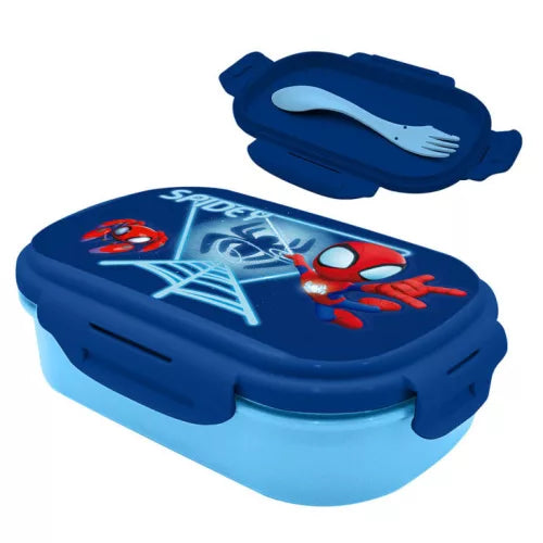 Coffret sandwich Spiderman + ensemble de couverts
