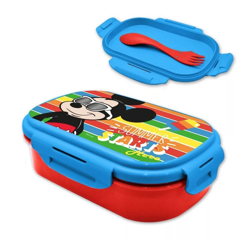 Coffret à sandwich et couverts Disney Mickey