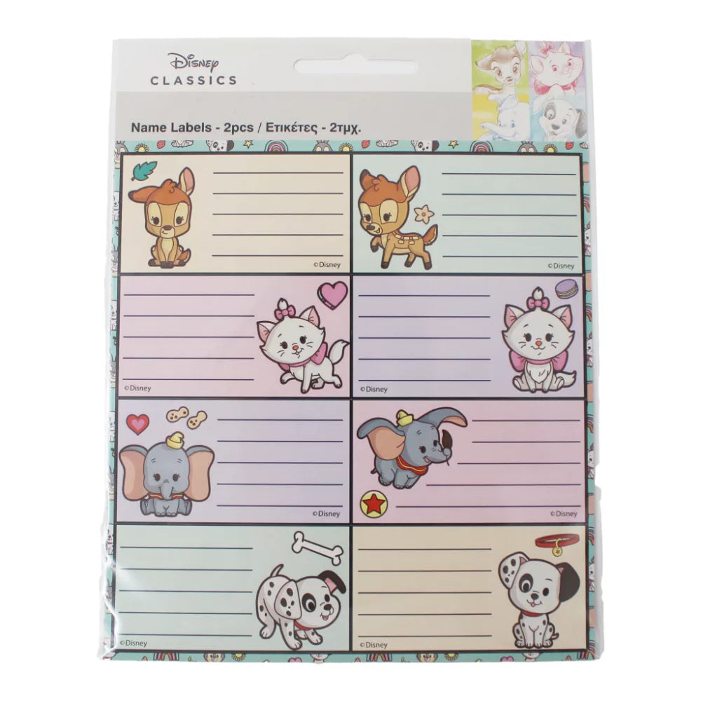 Lot de 16 étiquettes Disney Baby