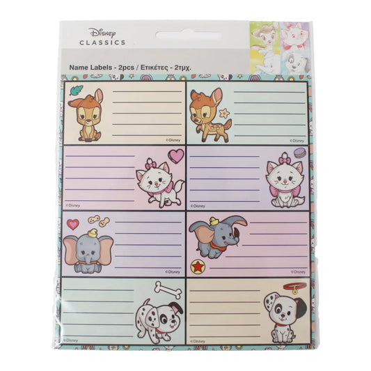Lot de 16 étiquettes Disney Baby