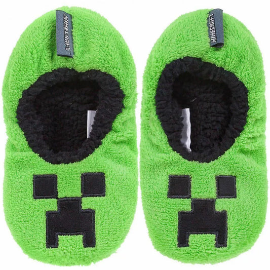 Chaussons d'hiver Minecraft Creeper pour enfants 33/34
