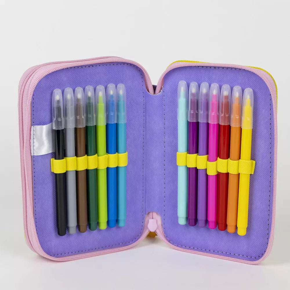Trousse à crayons remplie Gabby 2 niveaux