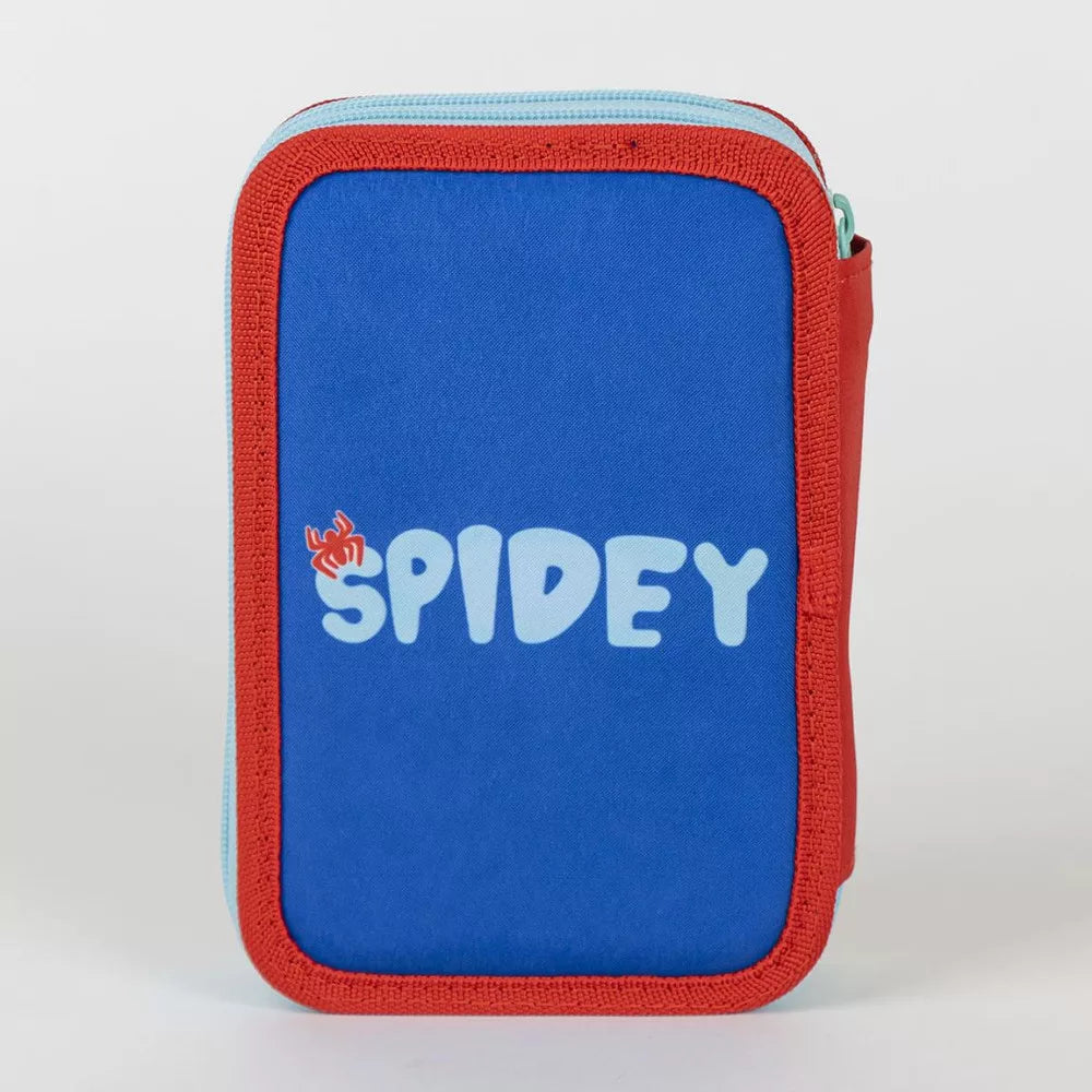Trousse à crayons remplie Spidey 2 niveaux