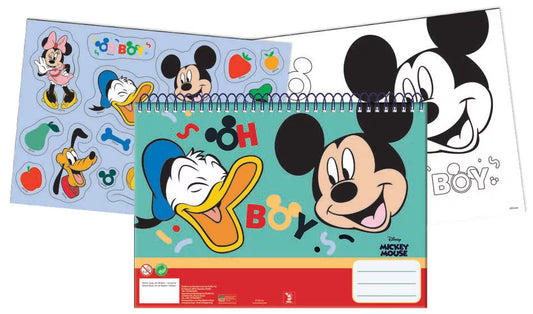 Carnet de croquis à spirale A/4 Mickey