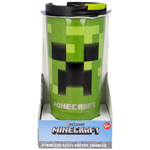 Tasse isotherme Minecraft en acier inoxydable 425 ml