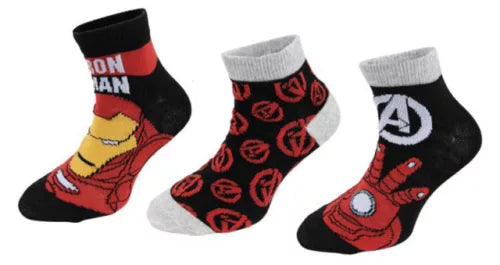 Chaussettes montantes pour enfants Avengers Iron Man 23/26