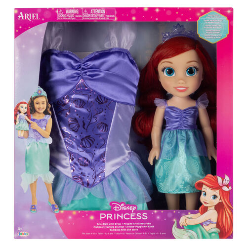 Poupée Ariel + Costume La Petite Sirène Disney 38