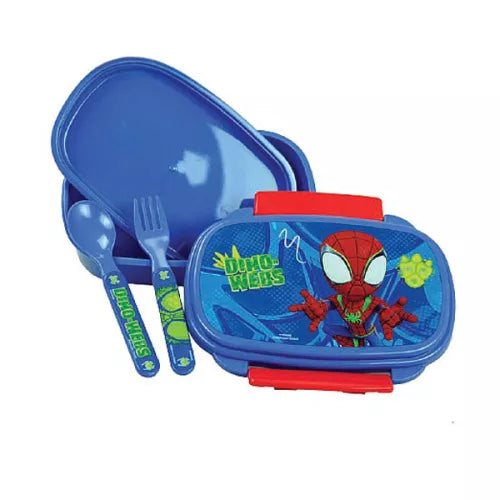 Coffret à sandwich Spiderman + ensemble de couverts