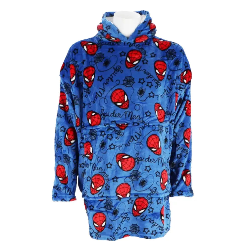 Couverture polaire en peluche Spiderman pour adulte