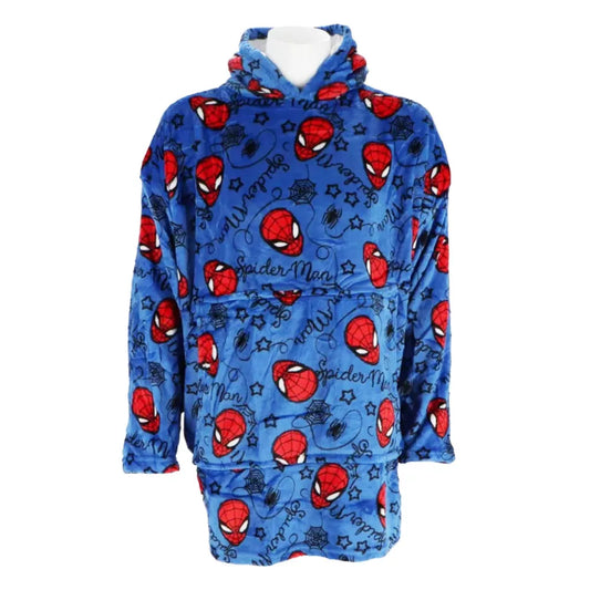 Couverture polaire en peluche Spiderman pour adulte