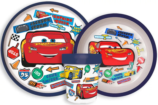 Service de table antidérapant Disney Cars
