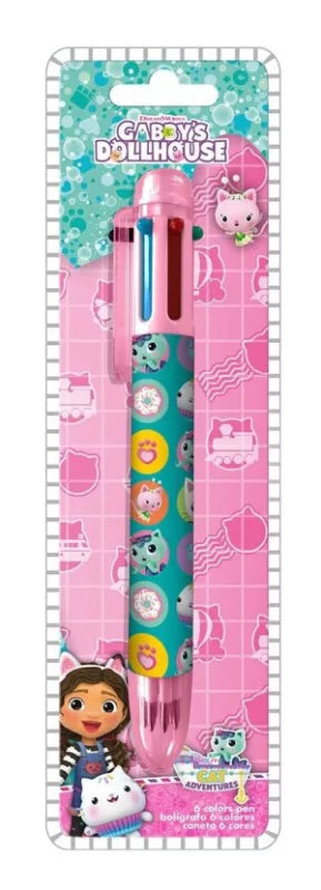Stylo 6 couleurs Gabby