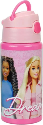 Gourde en aluminium Barbie avec paille 500 ml
