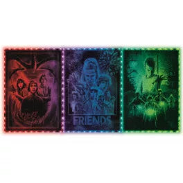 Puzzle Stranger Things 520 pièces avec cadre LED Clementoni