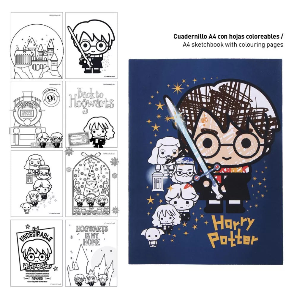 Ensemble de papeterie magique Harry Potter