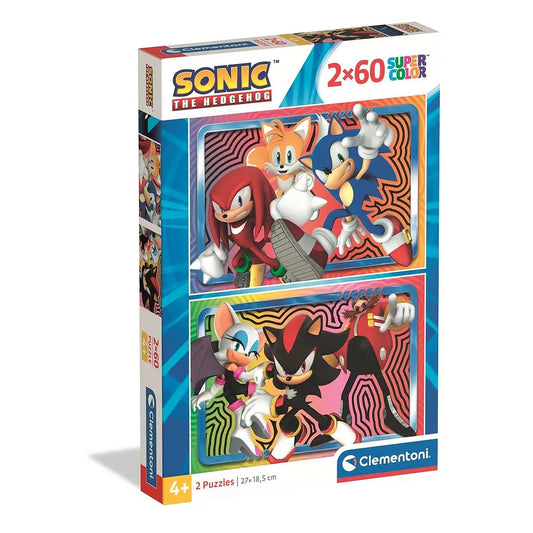 Puzzle Clementoni Sonic le hérisson 2x60 pièces