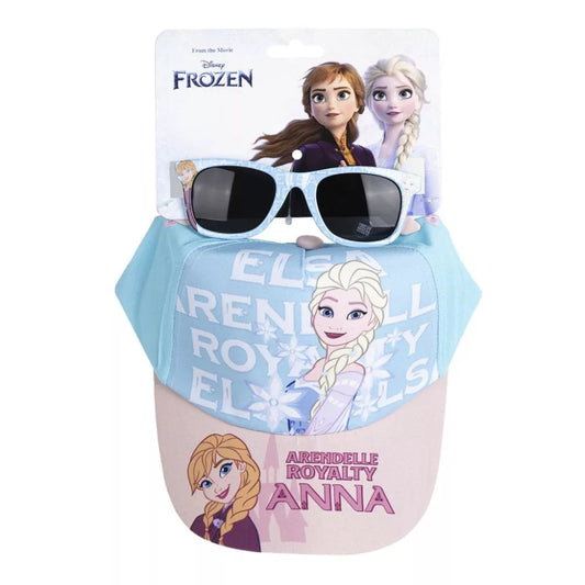 Ensemble de lunettes de soleil et de casquette Reine des neiges