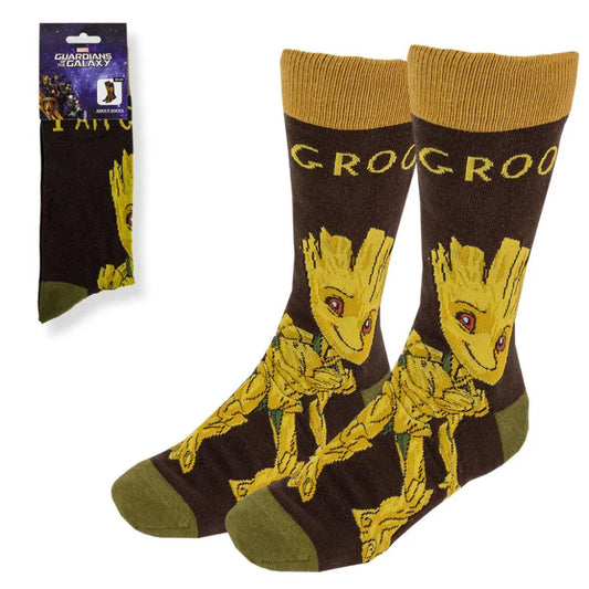 Chaussettes longues adultes Gardiens de la Galaxie 38/45