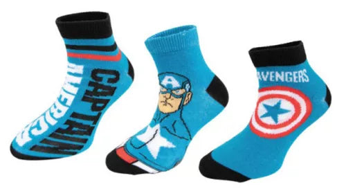 Chaussettes montantes enfant Avengers Captain America 23/26