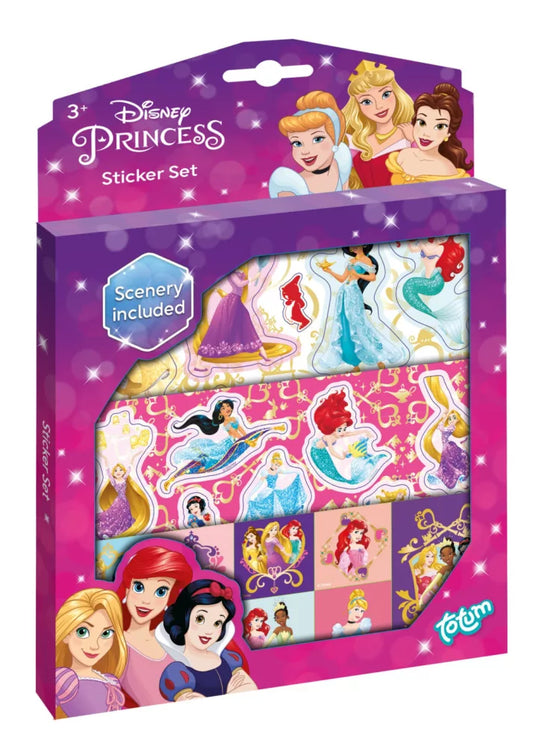 Ensemble d'autocollants Disney Princesses