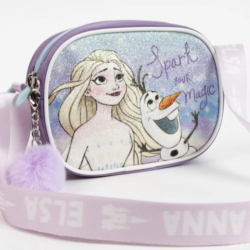 Sacoche à bandoulière pailletée Reine des neiges