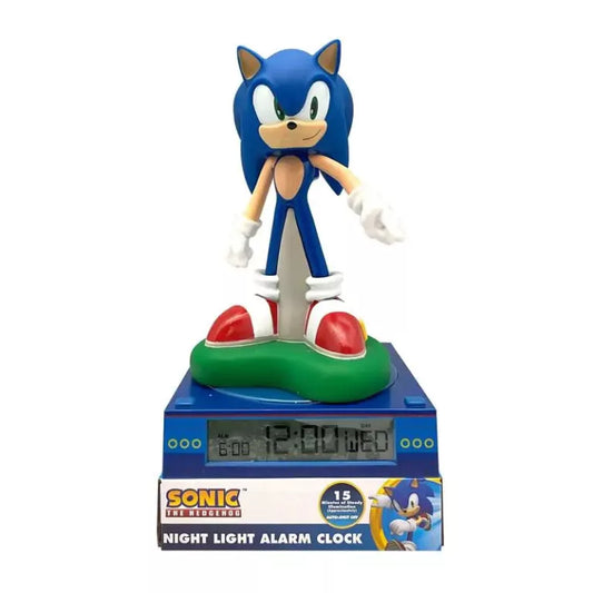 Veilleuse et réveil 3D Sonic