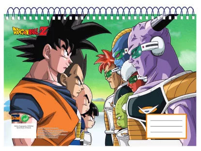 Carnet de croquis à spirale A/4  Dragon Ball Z