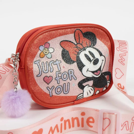 Sacoche à bandoulière pailletée Minnie