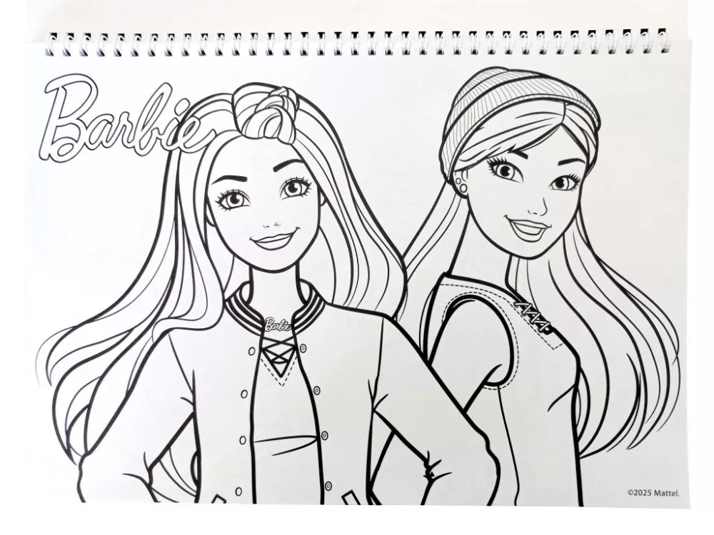Carnet de croquis à spirale A/4 Barbie