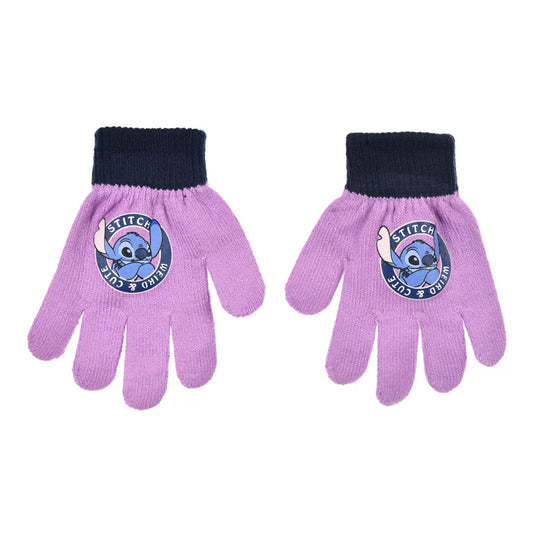 Gants violets pour enfants Disney Lilo et Stitch