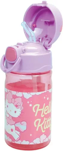 Bouteille en plastique Hello Kitty Licorne avec crochet 350 ml