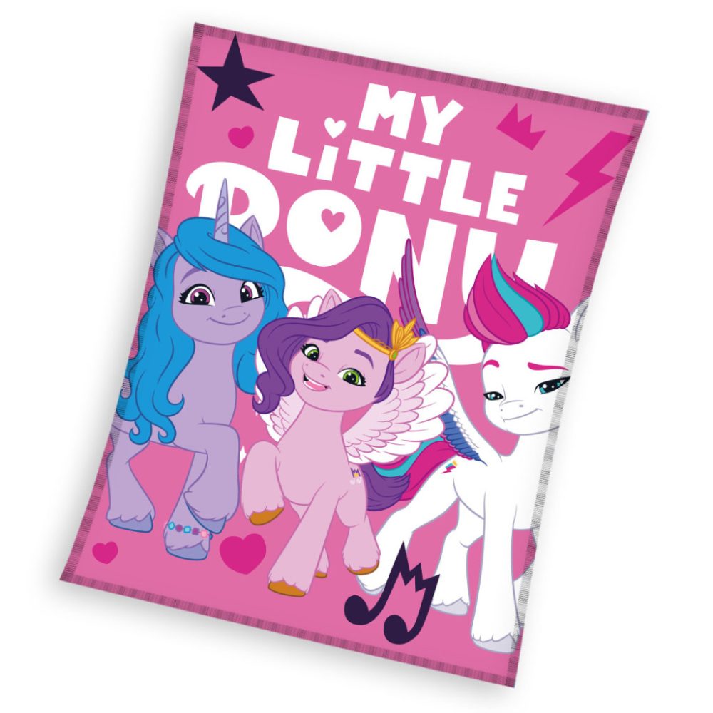Couverture polaire corail My Little Pony 130x170cm