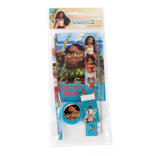 Ensemble de papeterie Vaiana 5 pièces