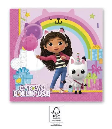 Serviettes en papier Gabby 20 pièces