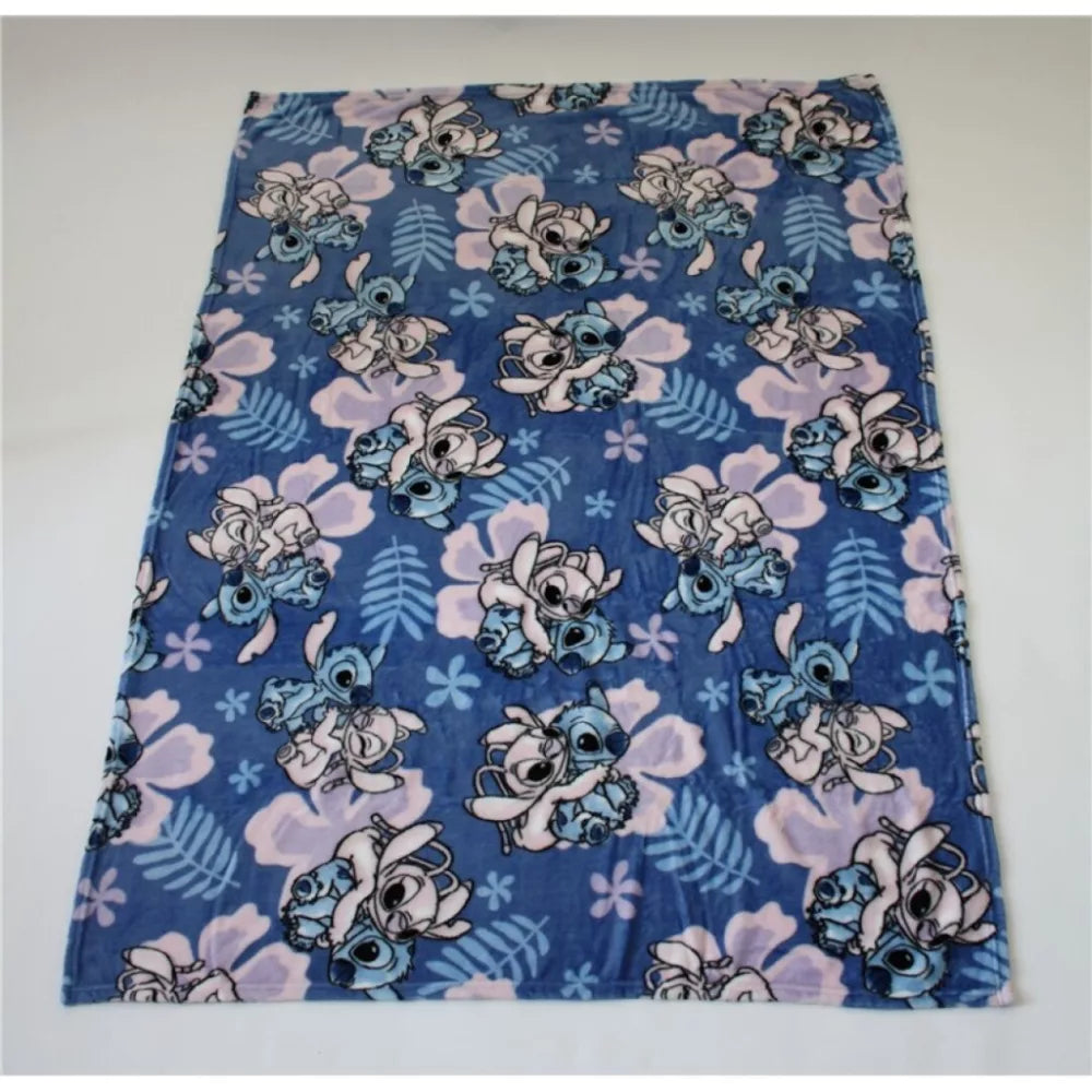 Couverture polaire corail Stitch 110x150cm