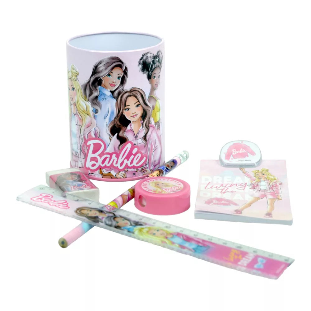 Ensemble de papeterie Barbie 7 pièces